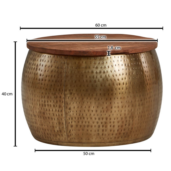 Alpen Home Coffee Table Designer coffee table with removable top